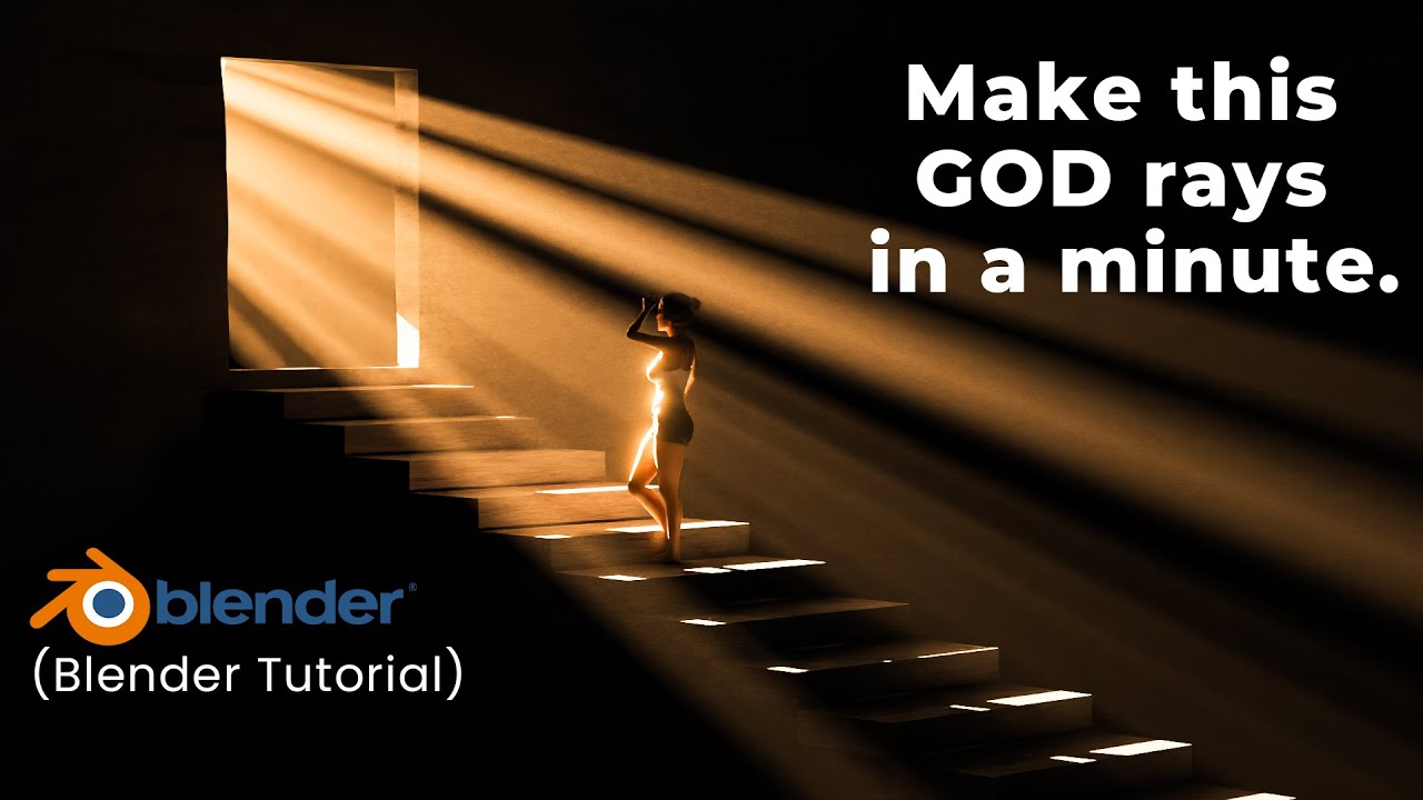 Make God Rays in Blender in a minute.