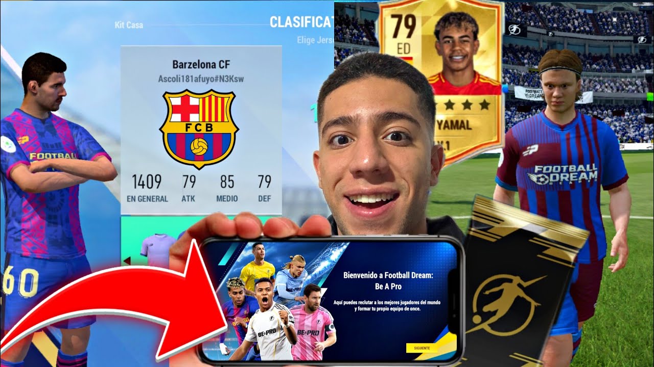HA SALIDO EL MEJOR JUEGO DE FUTBOL 😱🔥 PROBAMOS EL FOOTBALL DREAM 🏆
