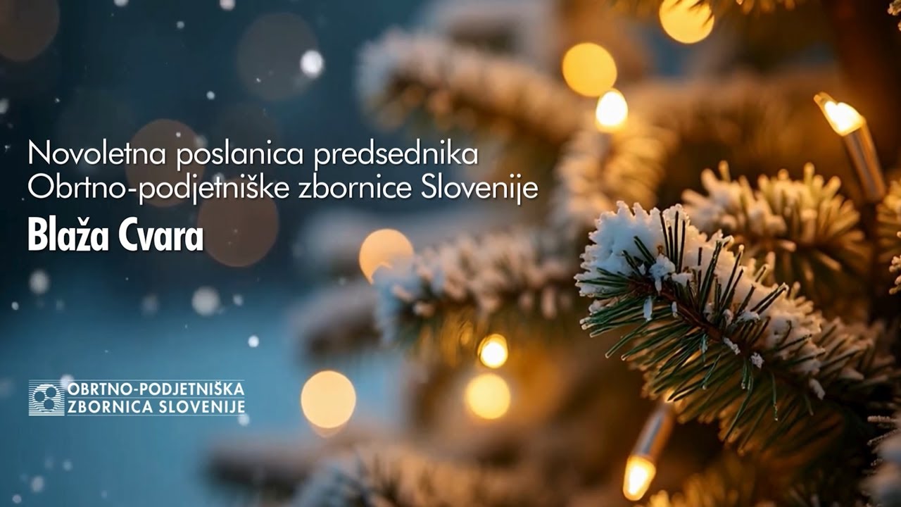 Novoletna poslanica predsednika OZS, Blaža Cvara | 2025