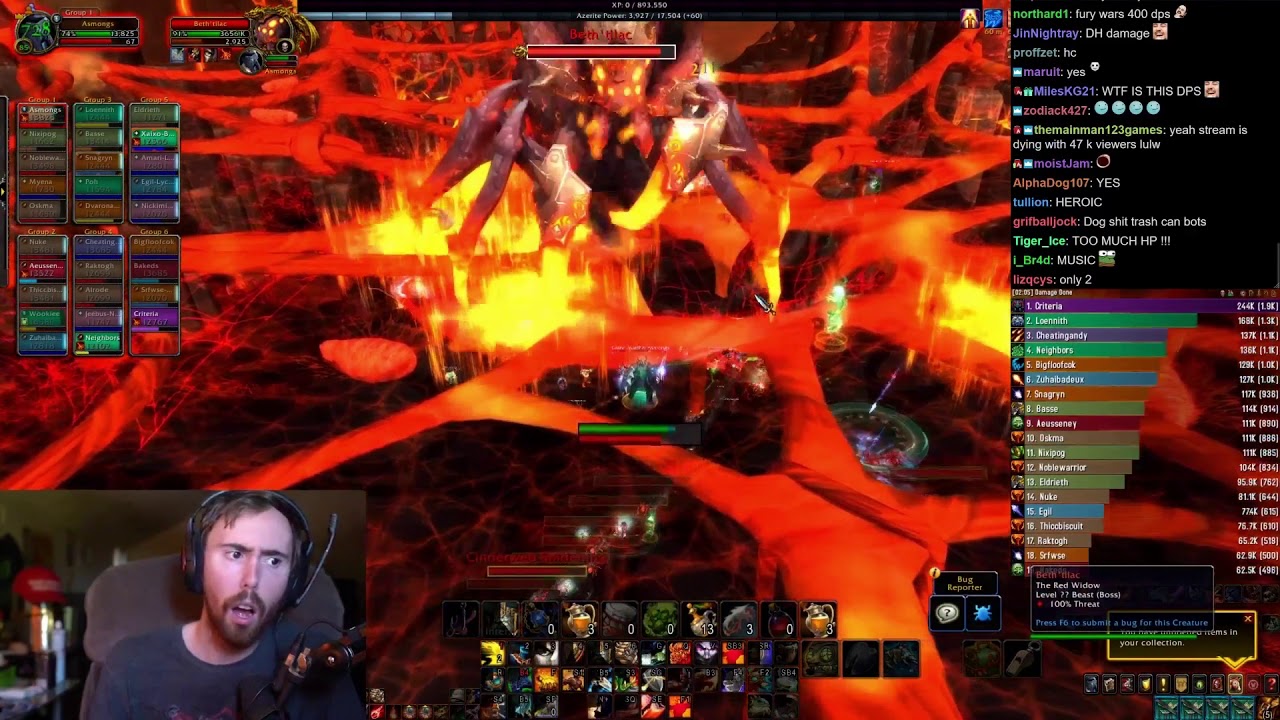 Asmongold Does The Firelands Timewalking Raid On The PTR (WORLD FIRST)