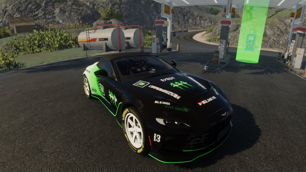 How to make a monster energy asten marten in carparkingmultiplayer2 