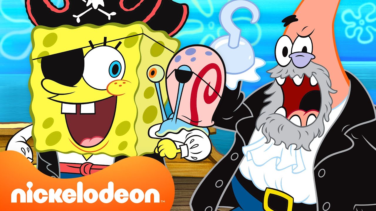 Ahoy Matey! SpongeBob’s Best Pirate Scenes for 60 Minutes! 🐠⚓ | @Nicktoons