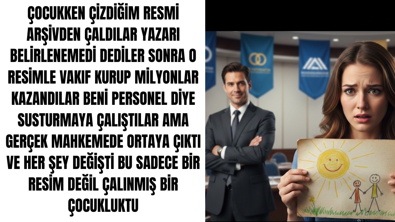 ÇOCUKLUK RESMİMİ ÇALDILAR VE MİLYONLAR KAZANDILAR