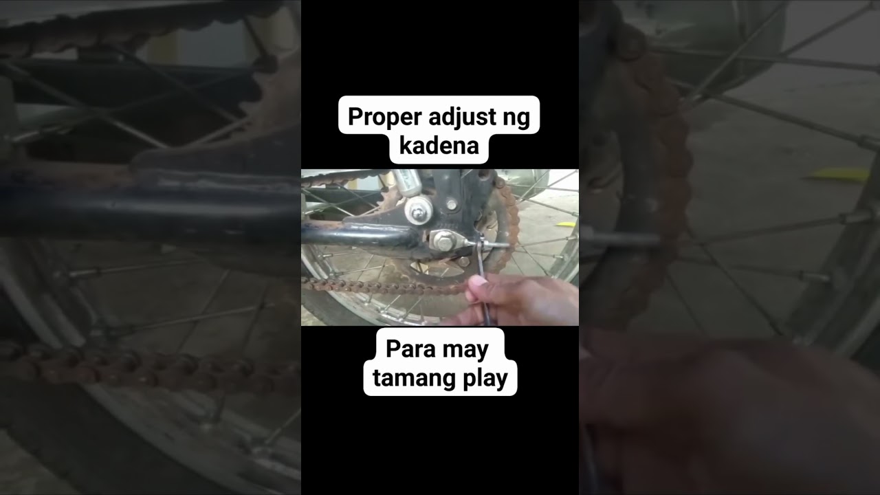Dapat maganda ang play..                     #kadena #chainadjustment #sborts #chriscustomcycle