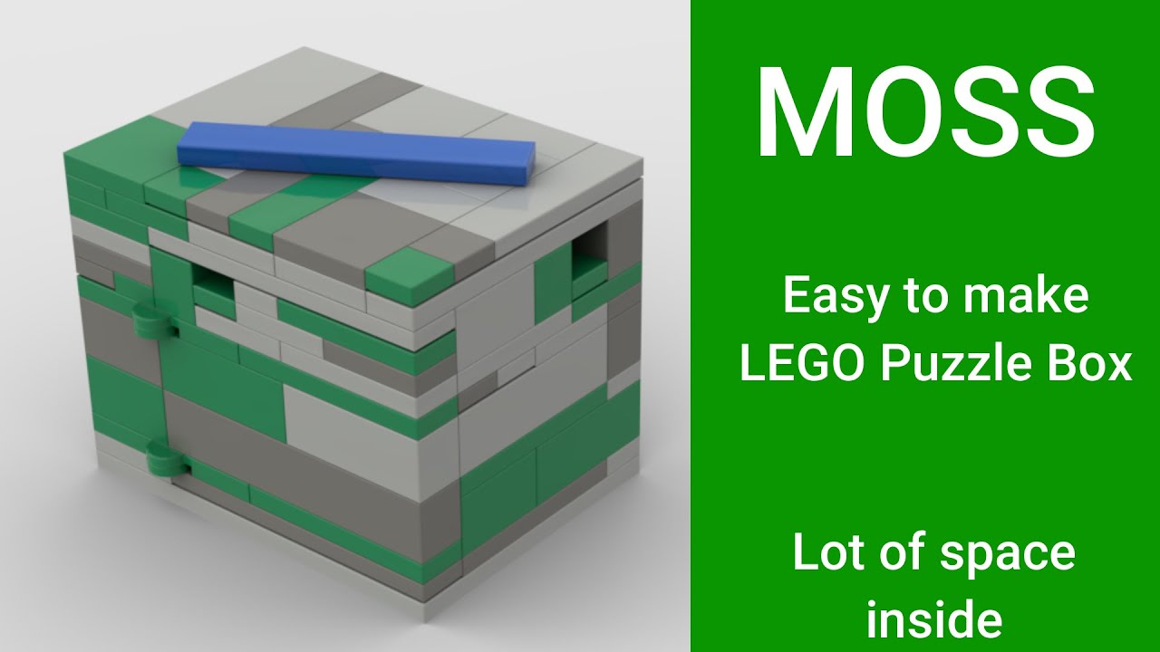 Easy to make LEGO Puzzle Box | MOSS | Full Tutorial
