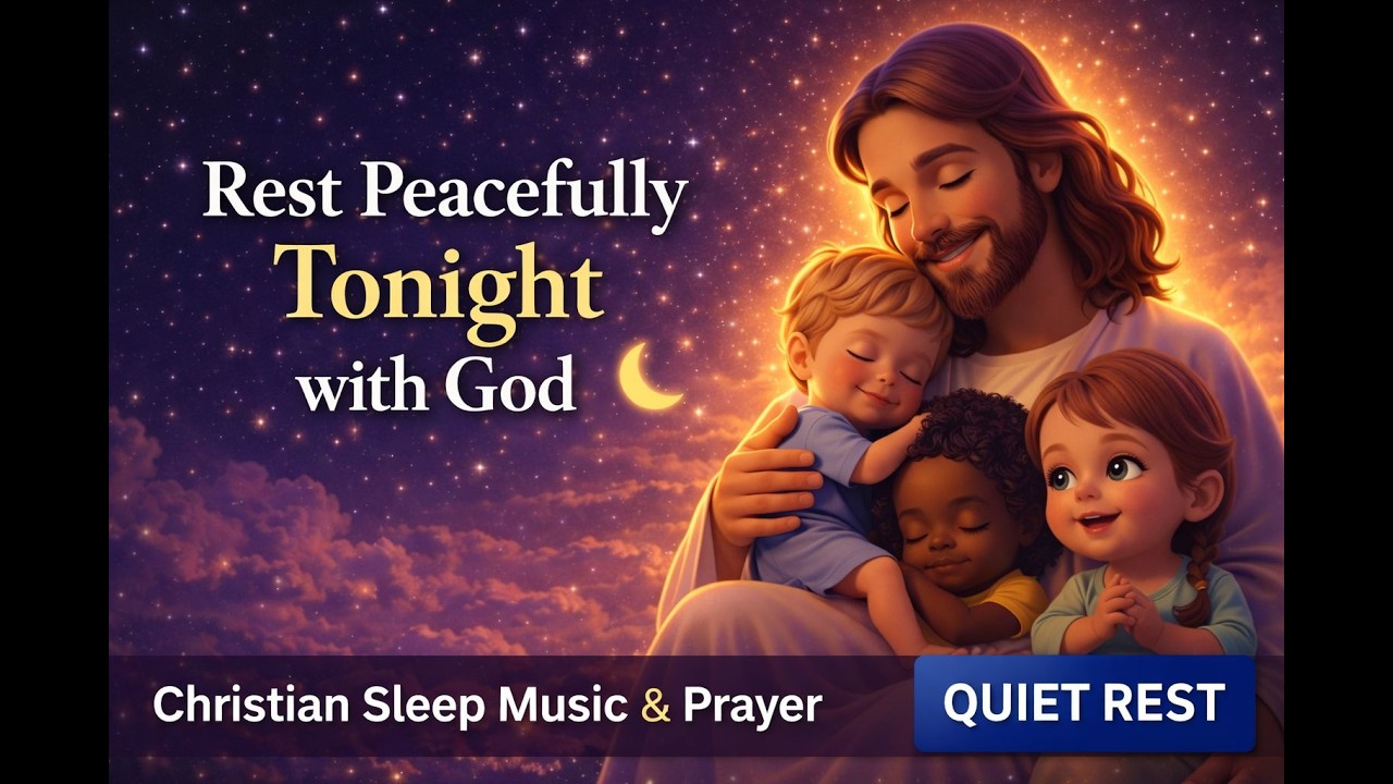 Rest Peacefully Tonight with God | Christian Sleep Music & Quiet Night Prayer (2 Hours)