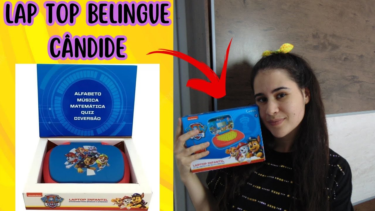 LAPTOP INFANTIL DA PATRULA CANINA CANDIDE- Mostrei tudo!!!!