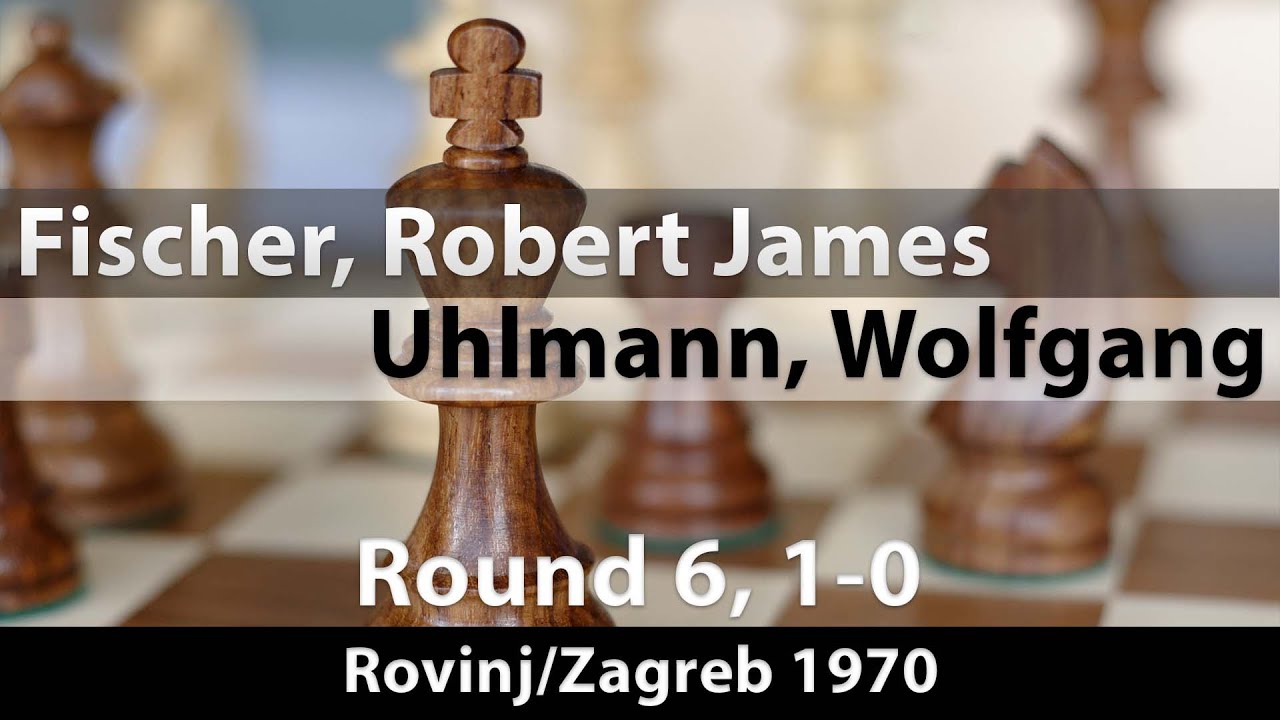 Fischer, Robert James -- Uhlmann, Wolfgang, Rovinj/Zagreb 1970 Rd 6, 1-0
