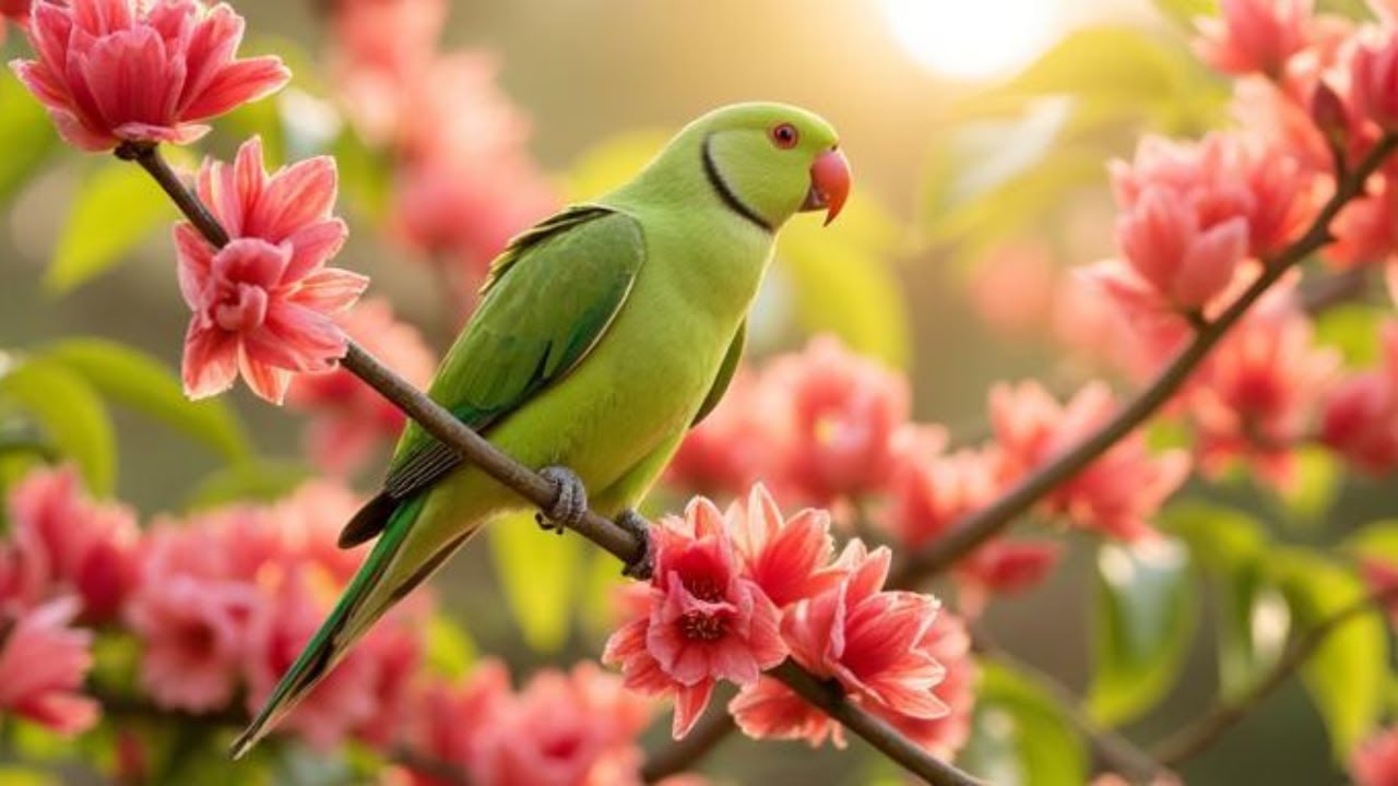 “The Talking Green Beauty! Rose Ringed Parakeet Facts”
