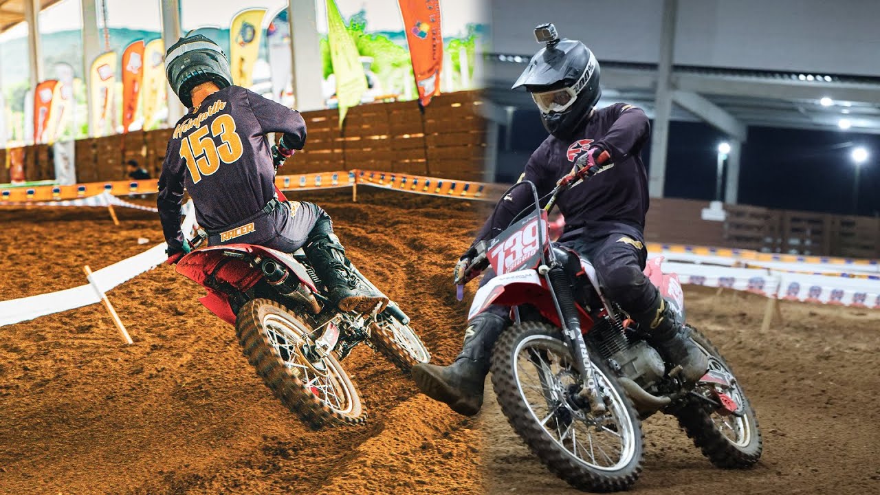 CORRI DE CRF150F NO ARENA VELOCROSS!