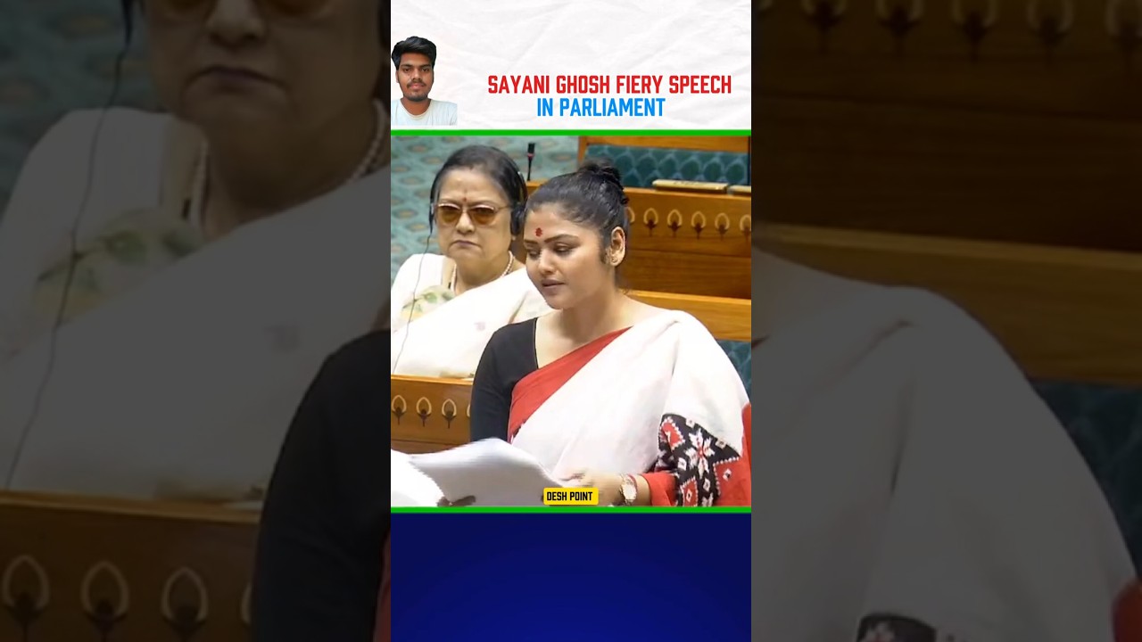 Sayani Ghosh Fiery Speech in Parliament || Sayani Ghosh ||
