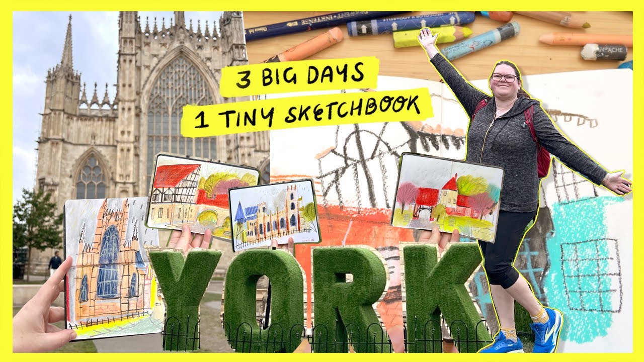 Sketching York with the smallest sketchbook I own 👻