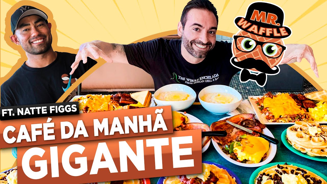 CAFÉ DA MANHÃ GIGANTESCO NOS EUA!!! [Feat. Nate Figgs]