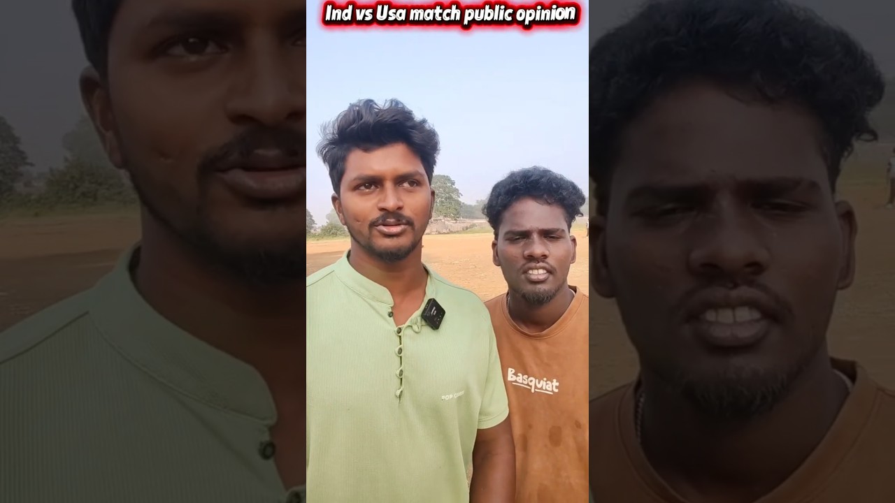 India vs Usa world T20 Cricket match Public opinion #2026 #cricket #t20worldcup #cricketlover #usa