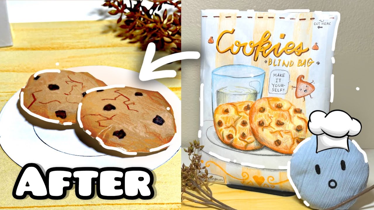 blind bag BAKING... 🍪 | DIY papercraft kitchen