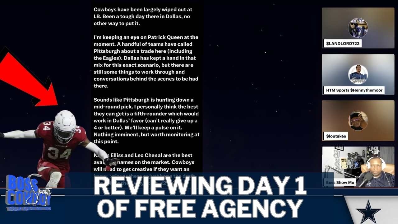 🔥 Dallas Cowboys Free Agency Day 1: What REALLY Happened 👀⭐