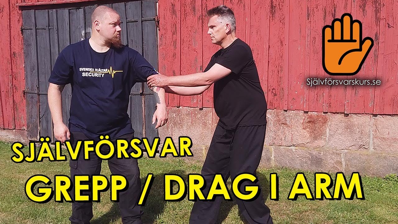 Sj&auml;lvf&ouml;rsvar mot grepp / drag i arm - Sj&auml;lvf&ouml;rsvarskurs.se