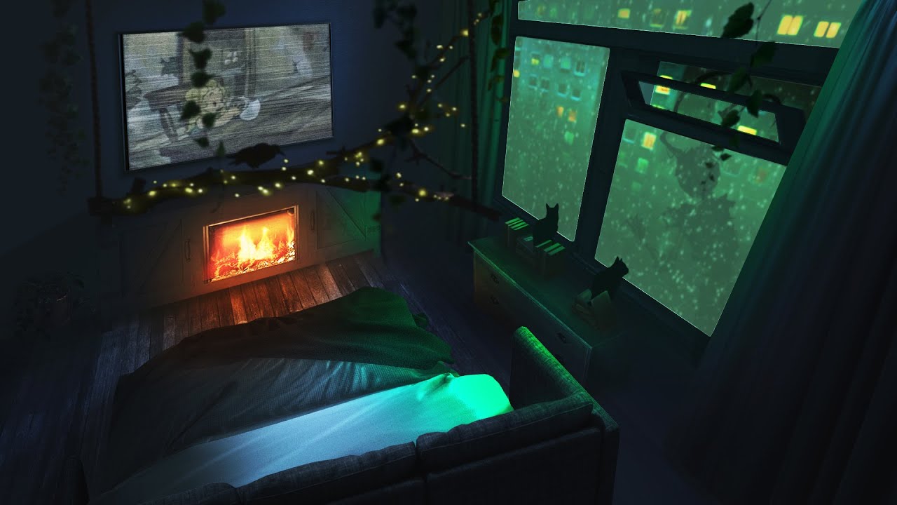 A Winter Midnight | Apartment ASMR Ambience