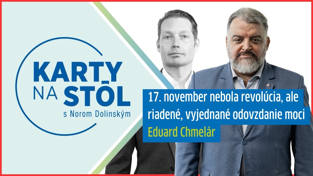 Chmel&aacute;r: 17. november nebola revol&uacute;cia, ale riaden&eacute;, vyjednan&eacute; odovzdanie moci