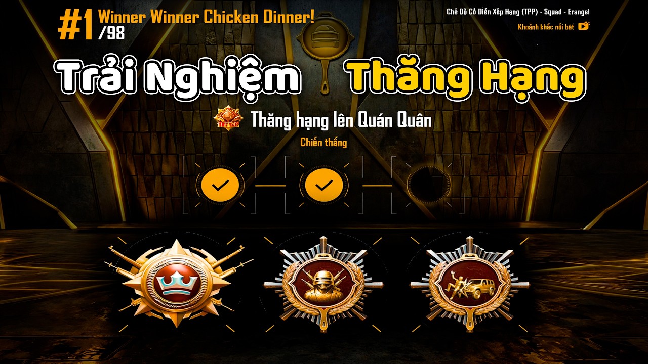 PUBG Mobile | CHUỖI THĂNG HẠNG KHÉT TIẾNG – CÓ KHẮC NGHIỆT NHƯ LỜI ĐỒN KHÔNG?