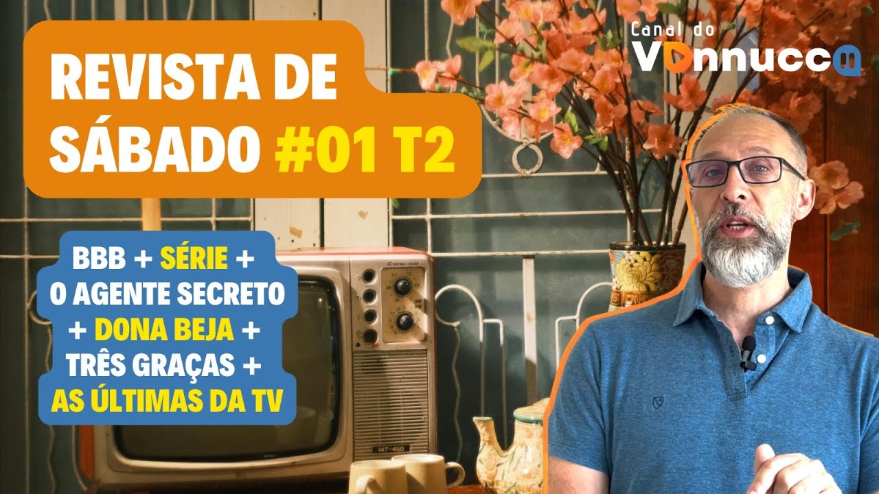REVISTA DE SÁBADO #1T2: SEMANA DECISIVA NO SBT, DONA BEJA, BBB 26, TRÊS GRAÇAS, SÉRIES