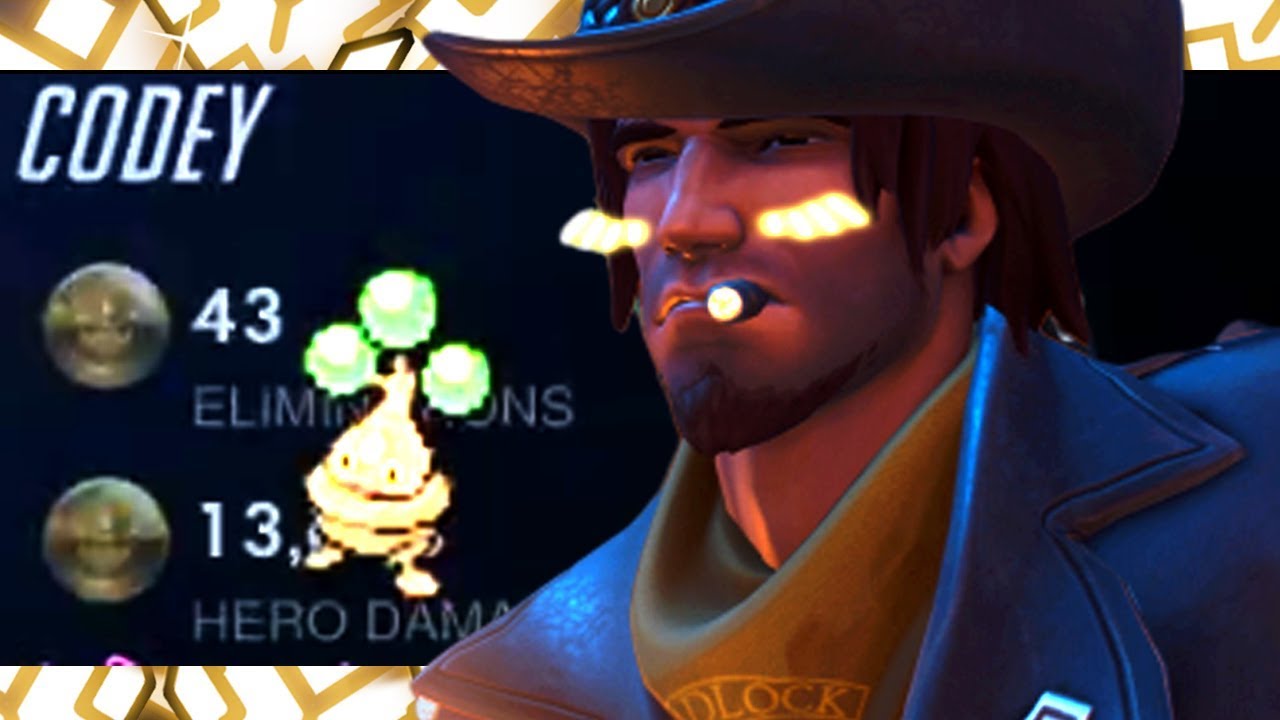 TOP 500 DPS MAIN - CODEY MCCREE! 43 ELIMS! [ OVERWATCH SEASON 19 ]