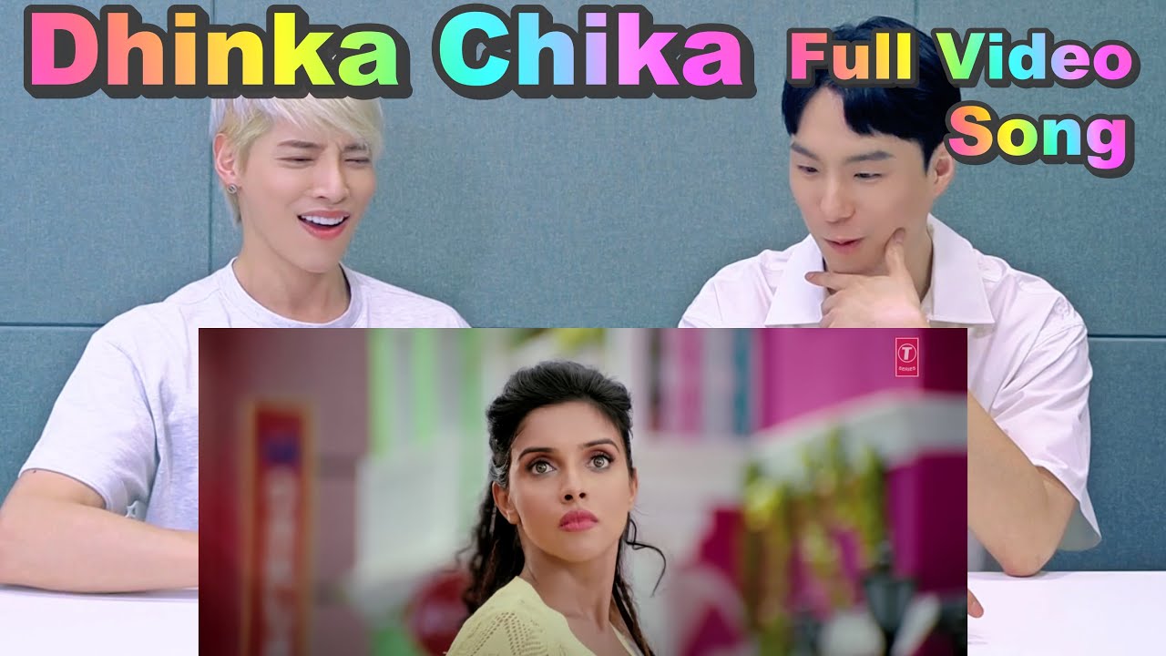 Korean singers' reaction to fresh Indian dance that draws attention to important parts😂Dhinka Chika