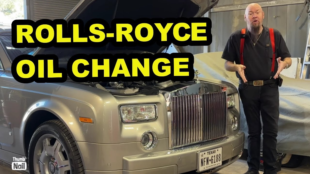 Rolls-Royce Phantom: Вы не поверите, сколько на самом деле стоит замена масла!