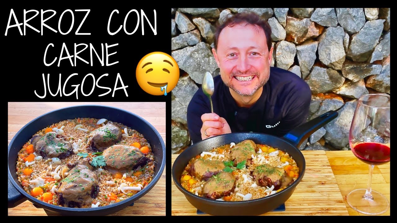 ARROZ con CARNE para toda la familia 😋 y a disfrutar!   - GUILLE RODRIGUEZ