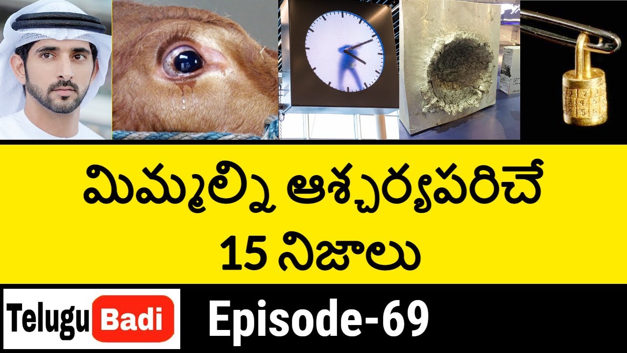 Top 15 Interesting Facts in Telugu | Unknown and Amazing Facts | Episode 69 | Telugu Badi