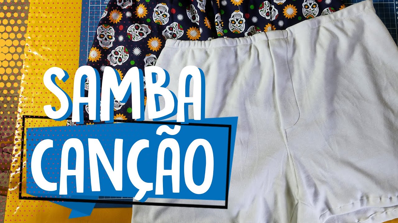 COMO FAZER CUECA SAMBA CANÇÃO - CORTE E COSTURA FÁCIL | Ateliê do Théo