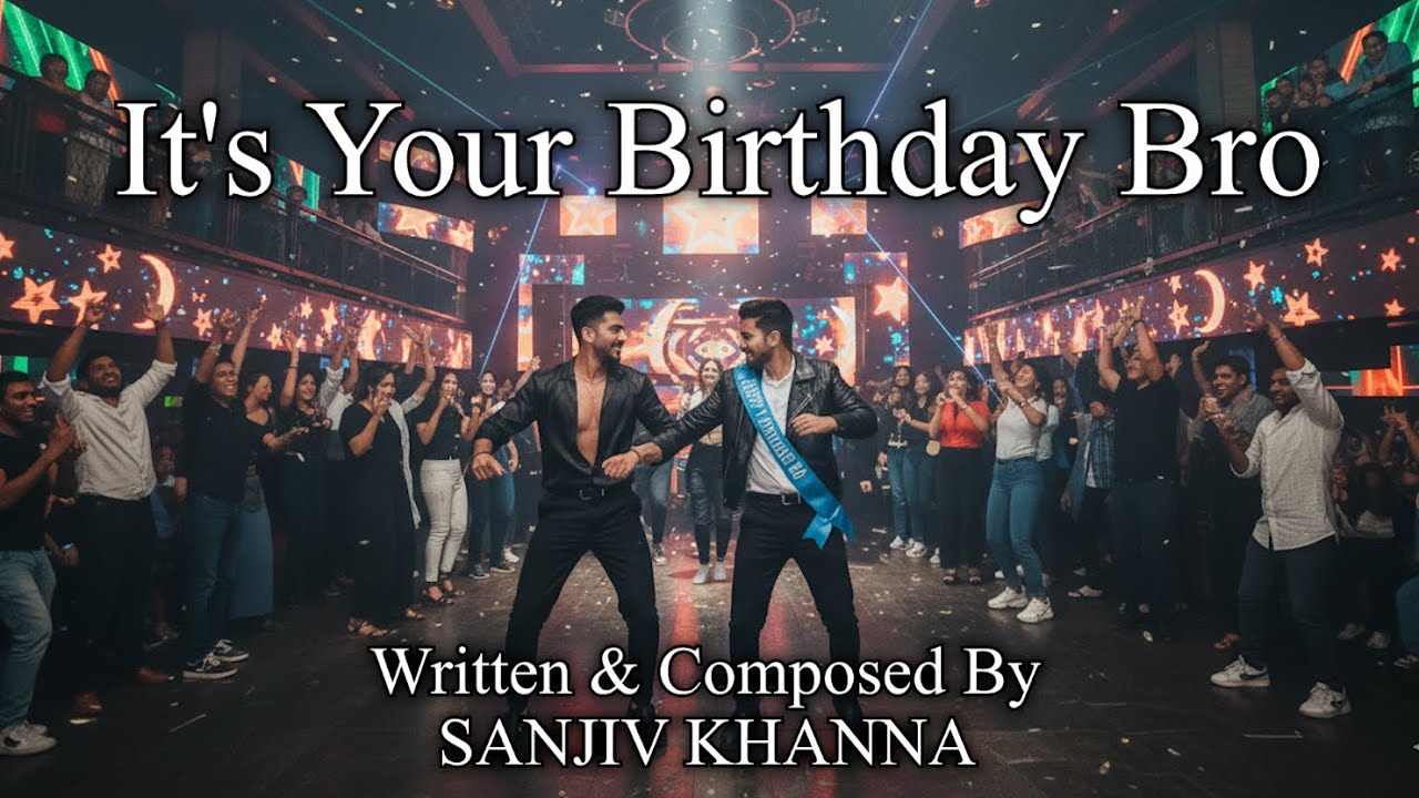 It’s Your Birthday Bro – Hindi Party Song | Birthday Special Album | Sanjiv Khanna Musicals
