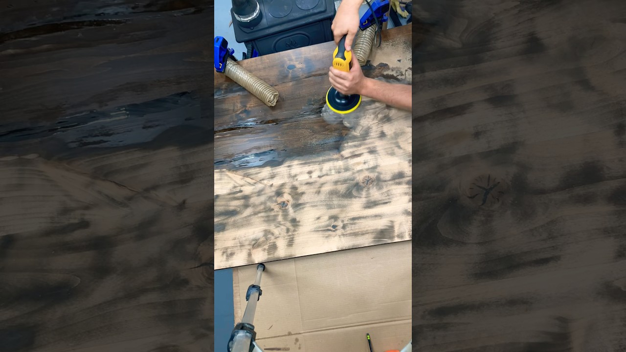 Table build MISTAKE | re-sanding the whole top 