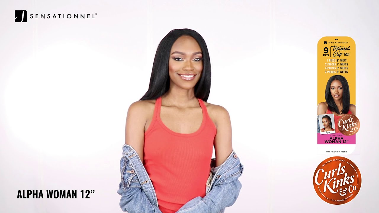 Sensationnel CurlsKinksCo- Alpha Woman12- Hair Pieces 360&deg; view