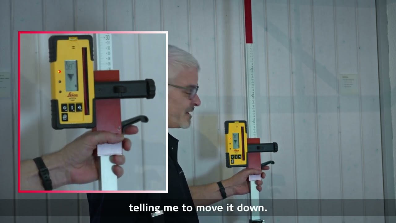 Leica Geosystems Construction Tools - How to use the Leica Rod Eye 160