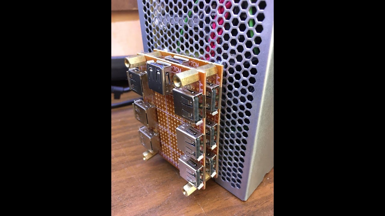 Мощная USB зарядка из компьютерного блока питания