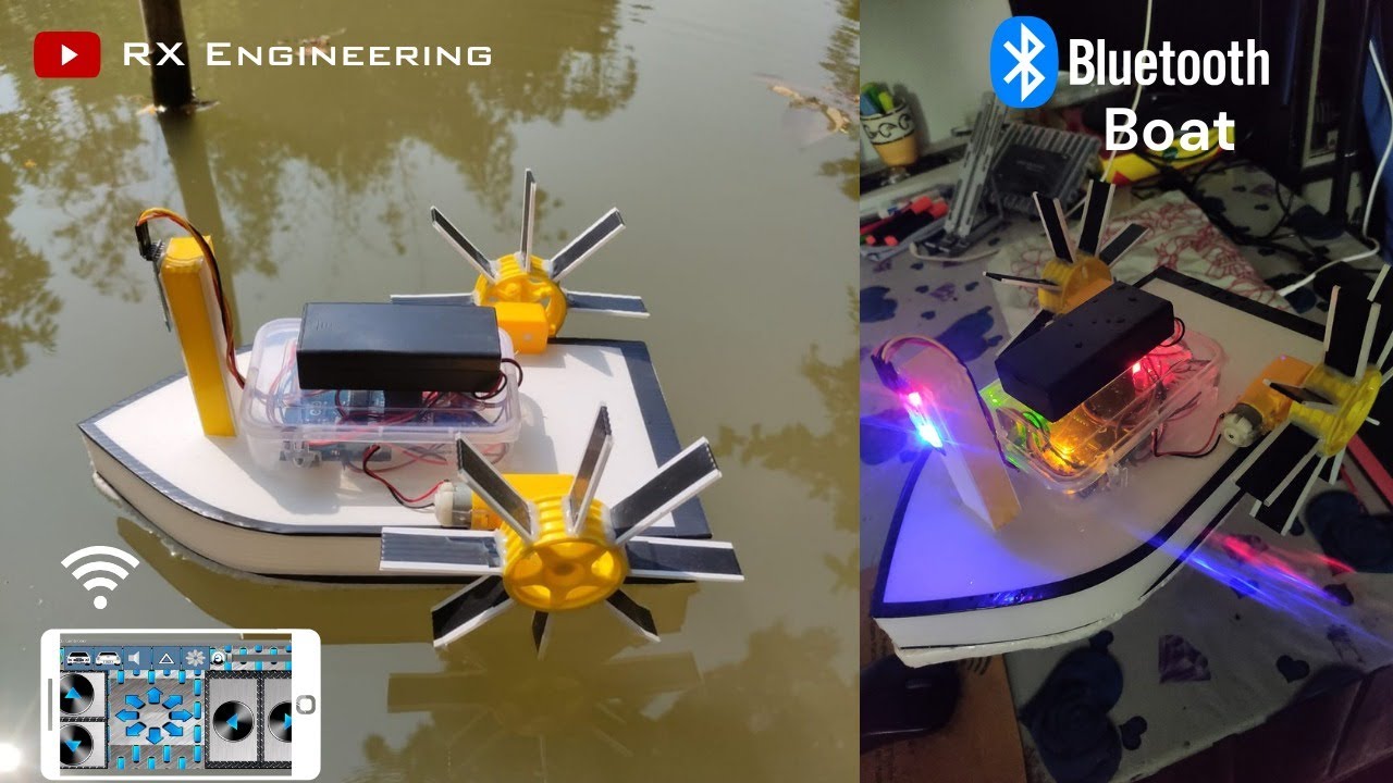 How to Make a Bluetooth Control Boat using Arduino | Bluetooth RC Boat