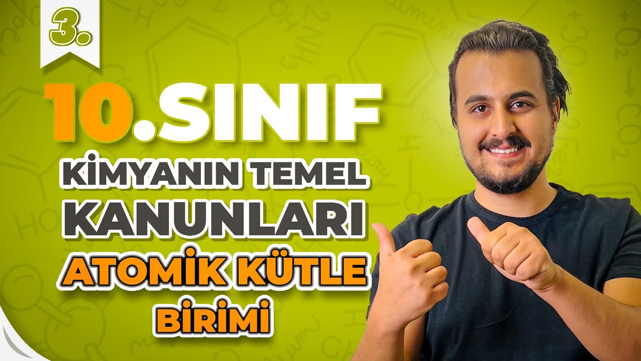 10.Sınıf Kimya | Atomik Kütle Birimi ve Mol Karışım Soruları | 3.Ders | #CHTayfa