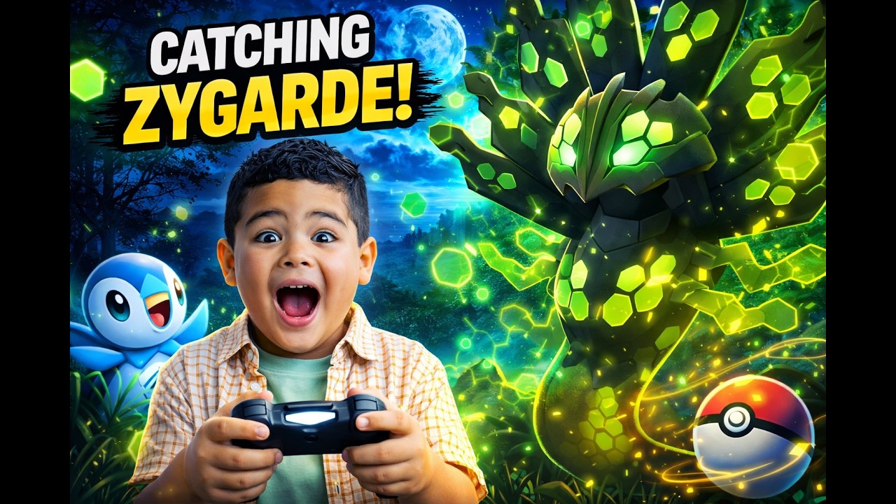 I almost caught zygarde in pokemon ZA!
