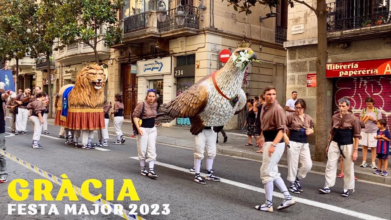Festa Major de Gràcia 2023 Seguici d’Autoritats | Festival Parade in Barcelona