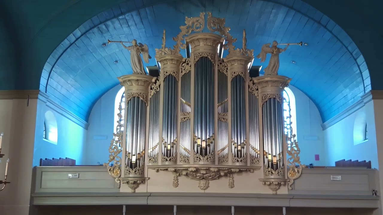 Jesu , meine Freude BWV 610 J.S. Bach. Jan Dekker Naber Orgel Grote Kerk Sliedrecht.