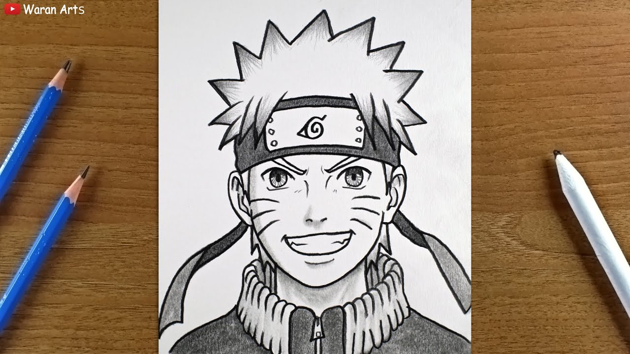 How to Draw Naruto | Easy Anime Drawing | Drawing Tutorial for beginners Step by Step | Naruto