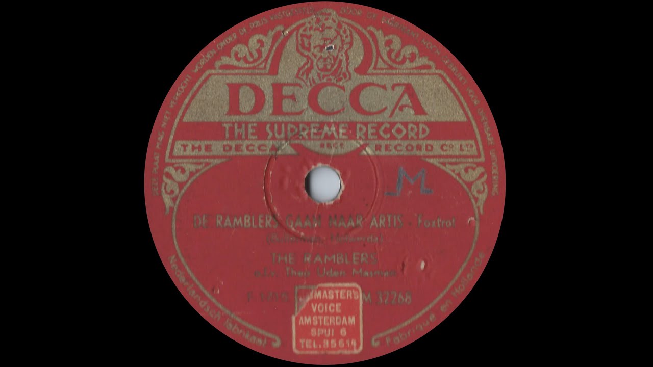 The Ramblers gaan naar Artis - The Ramblers o.l.v. Theo Uden Masman (1946)