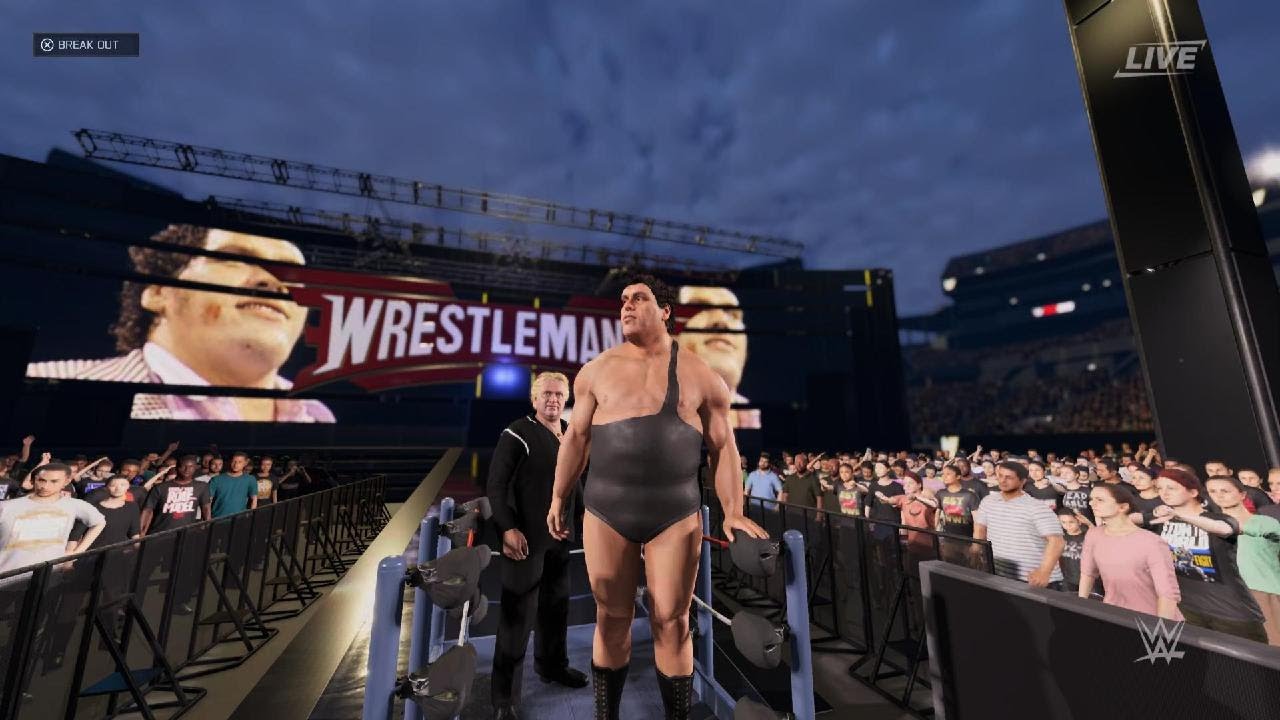 WWE 2K25 Andre The Giant vs Mark Henry