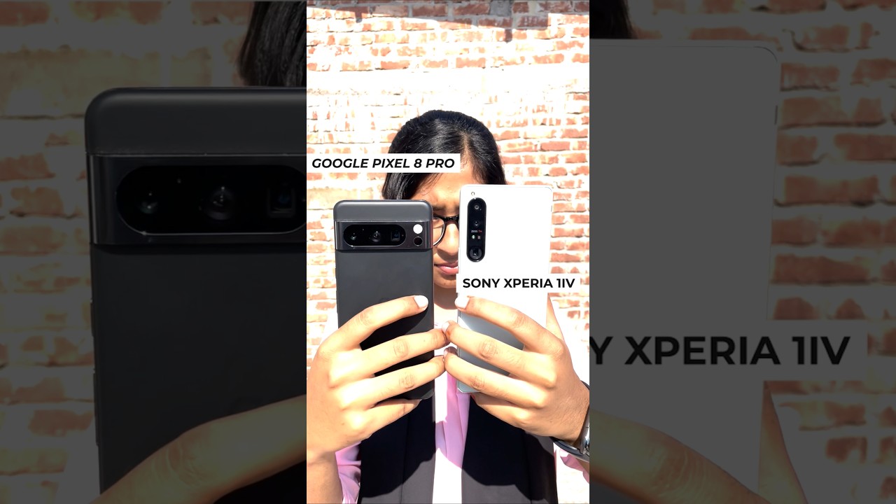 Sony Xperia 1IV VS Pixel 8 Pro #shorts #sonyxperia1iv #pixel8pro #shortsfeed #cameratest
