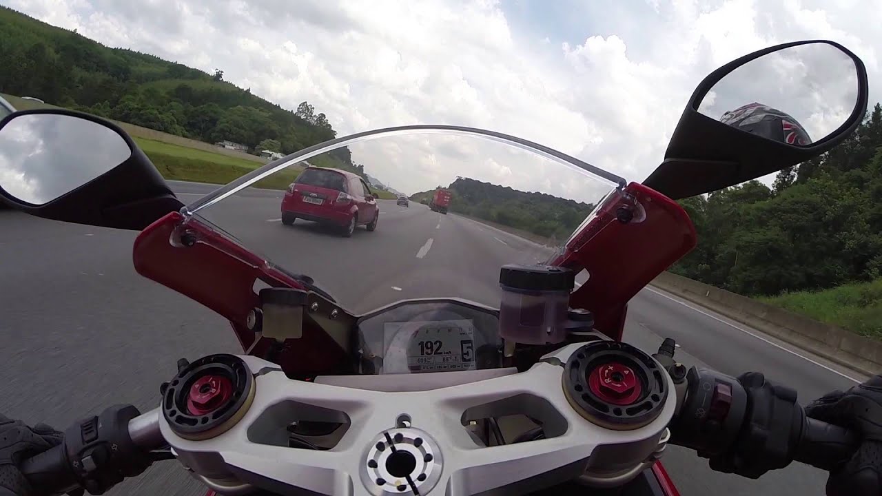 Panigale 1199 - balançada de leve!, POLÍCIA? é rural!!!