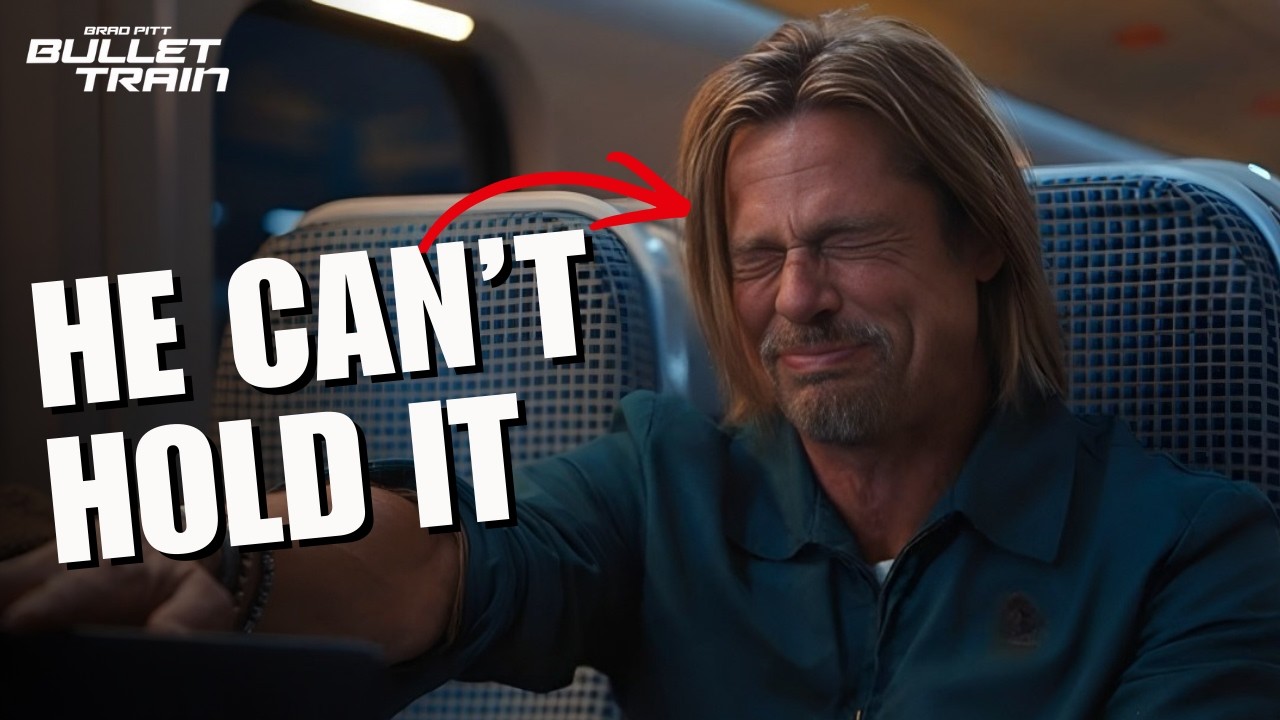 Brad Pitt Couldn’t Stop Laughing on Set 😭