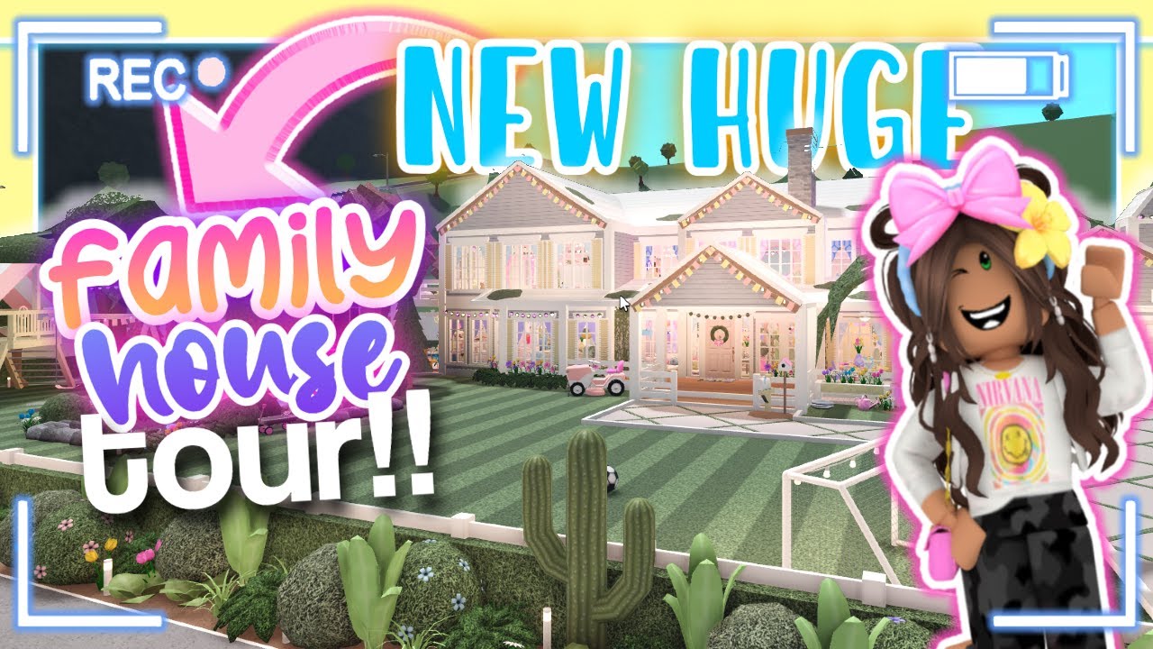 New *HUGE* Family Roleplay House Tour!! *PREPPY* 1M+ 💖 || Roblox Bloxburg Roleplay