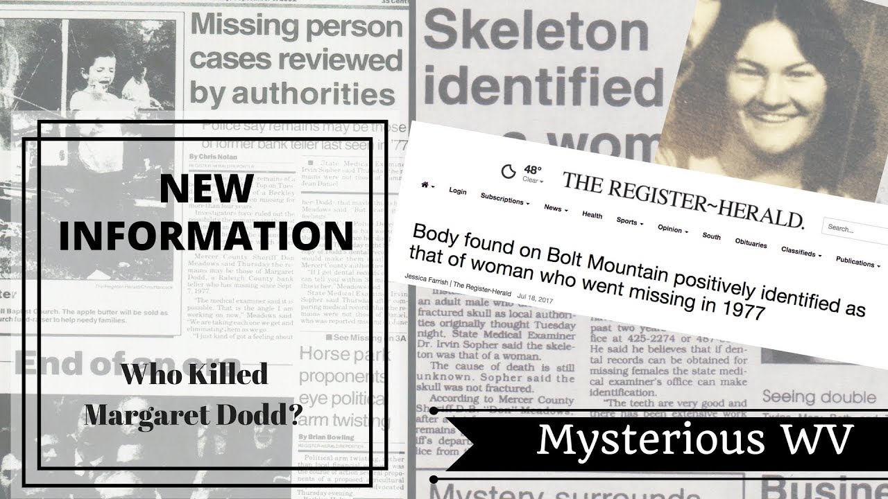 Murder of Margaret Dodd:  UPDATE | Mysterious WV