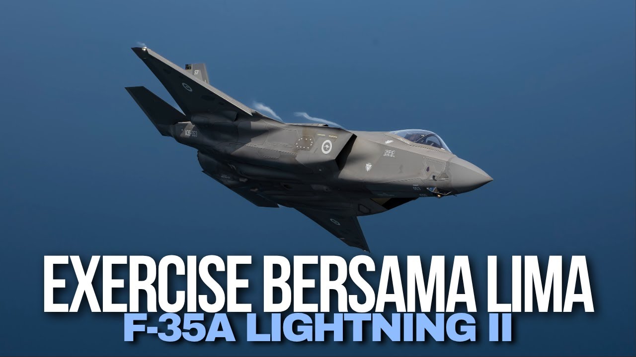 ADF | Exercise Bersama Lima 2025 - F-35A Lightning II mid-flight